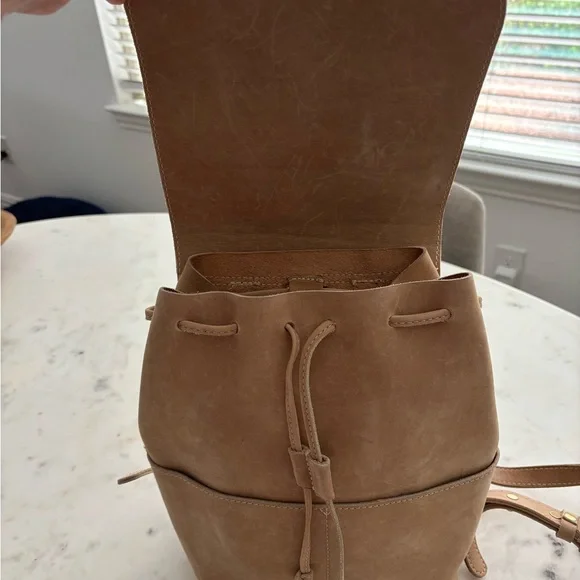 Parker Clay Abby Leather Backpack, sand (no longer available in this color) - Picture 2 of 8